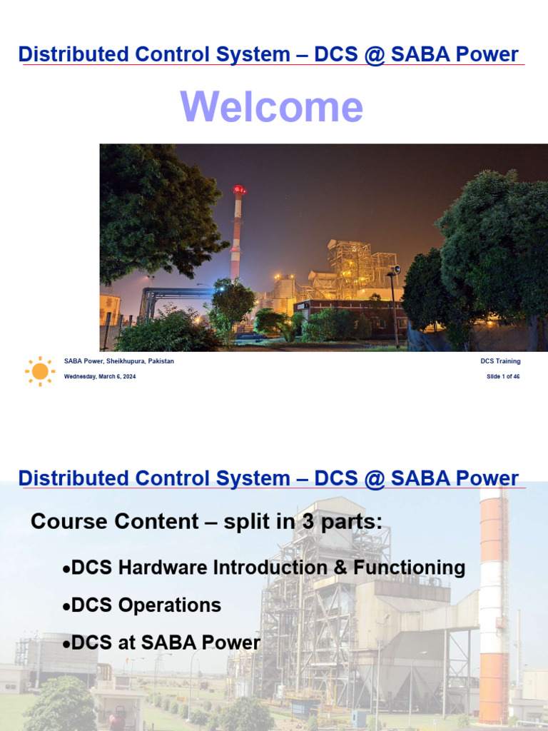 DCS Training SB PWR Mar 06 2024 | PDF | Programmable Logic Controller ...