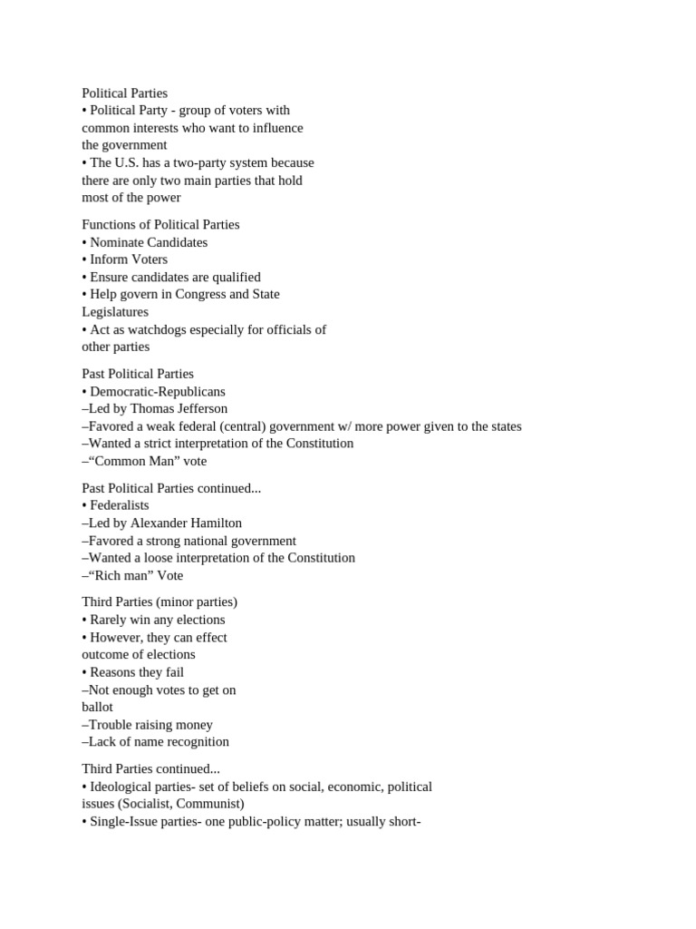 American Political Culture | PDF | Political Parties | Republican Party ...