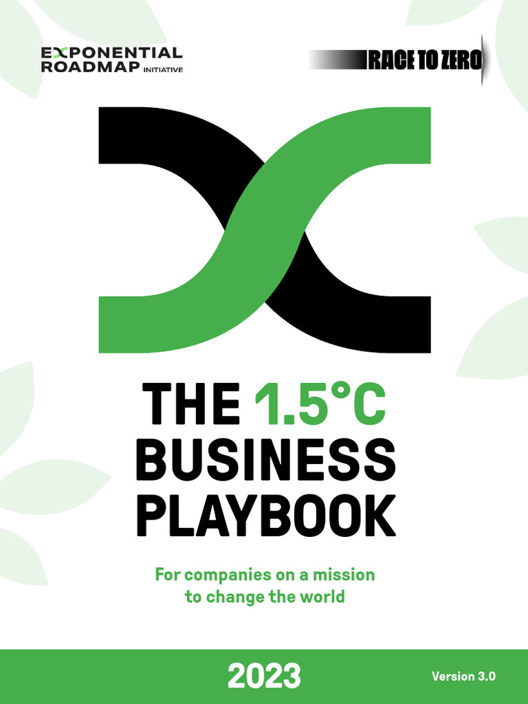 1.5°C Business Playbook Overview | PDF | Climate Change Mitigation ...