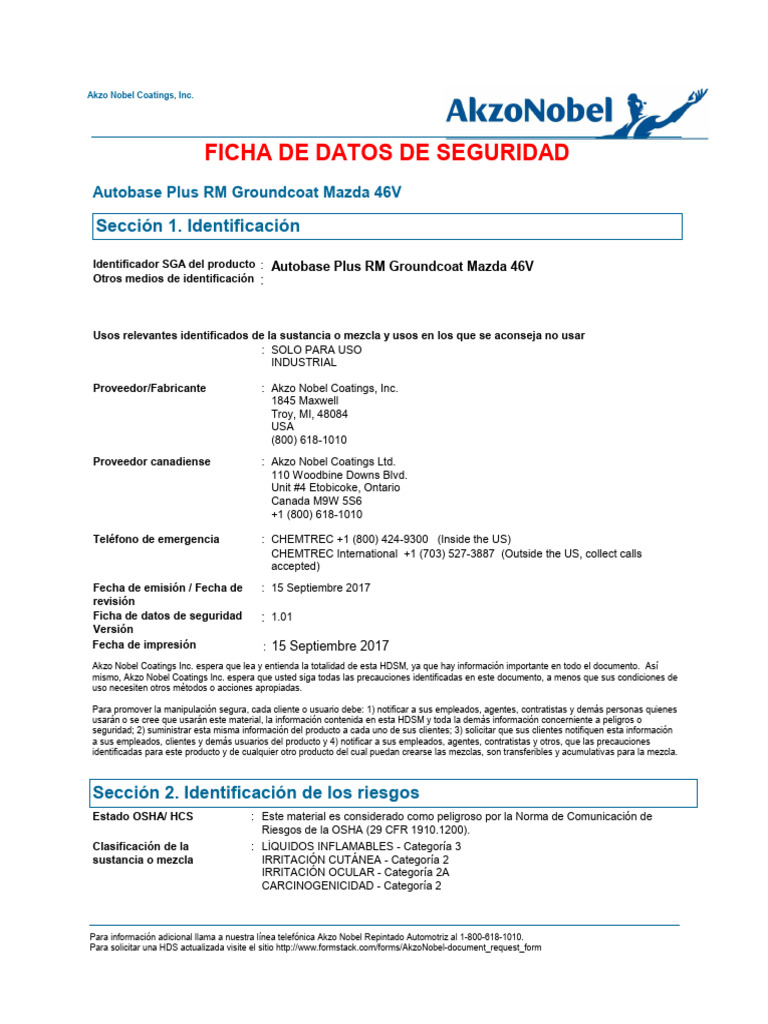 S01 Autobase Plus RM Groundcoat Mazda 46V MX1X | PDF