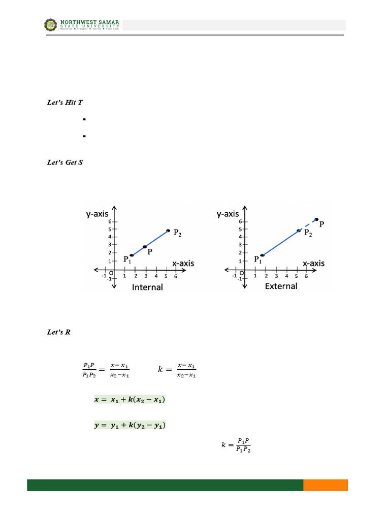 B4 Analytic Geometry Module Extract18 21 | PDF | Euclidean Plane ...