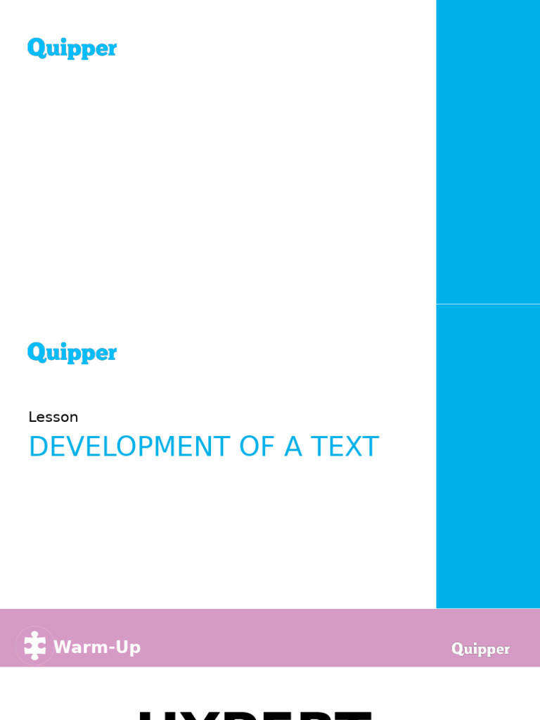 Development of A Text Hypertext and Intertext | PDF