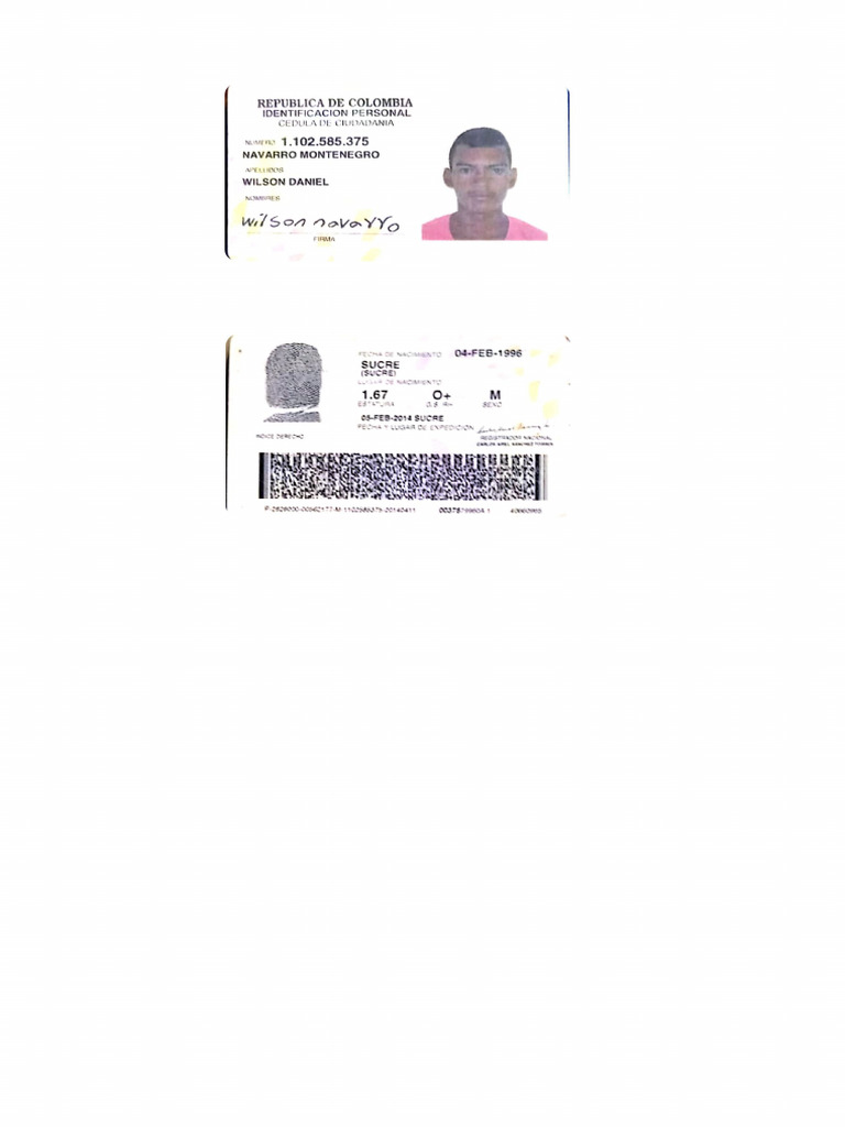 Cédula De Wilson Pdf