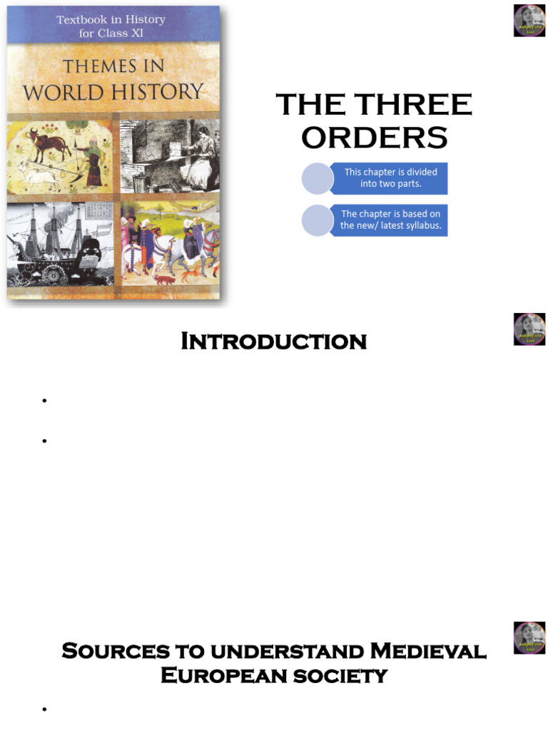 Ch-6 The Three Orders (H) | PDF