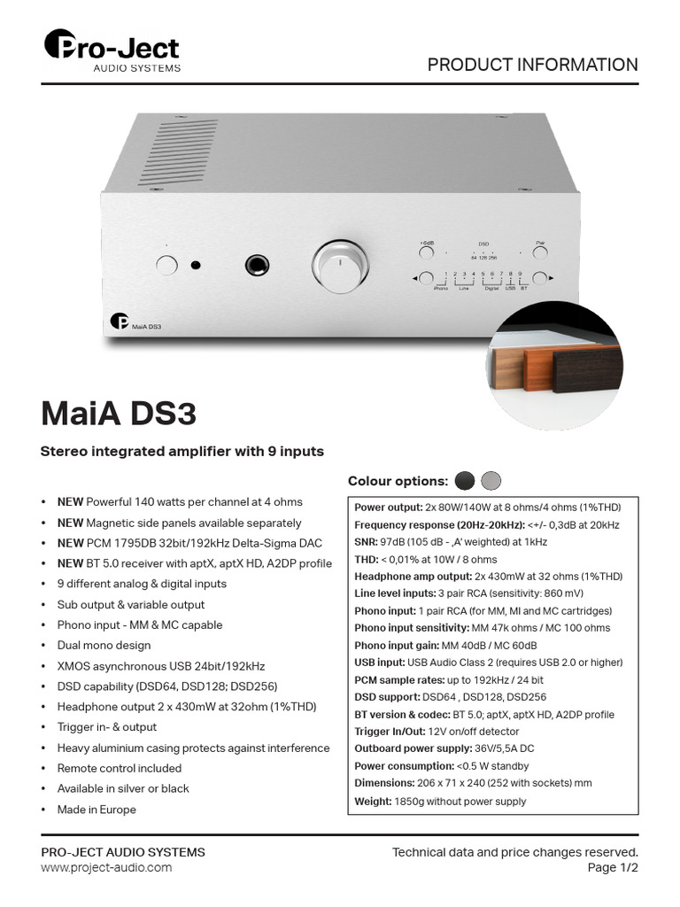 MaiA DS3 EN | PDF