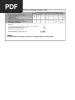 Knee Point Voltage Calculation of CT