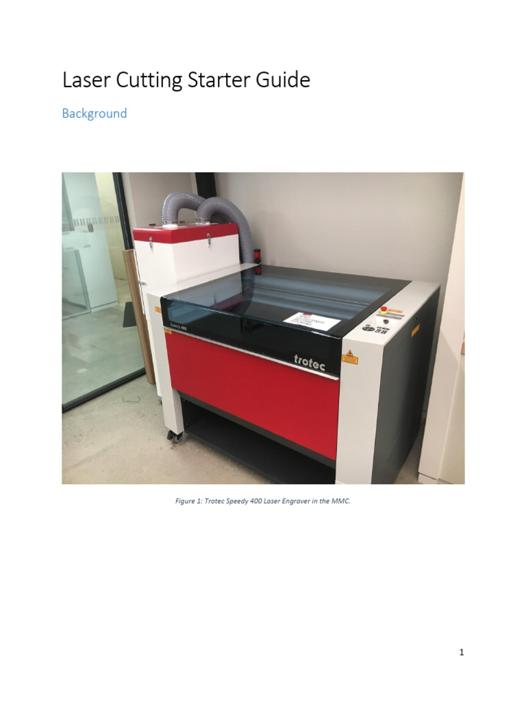 Laser Cutting Starter Guide For Opening 1 Pdf
