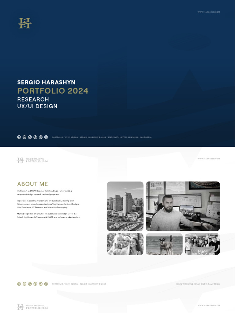 Sergio Harashyn - Portfolio 2024 | PDF