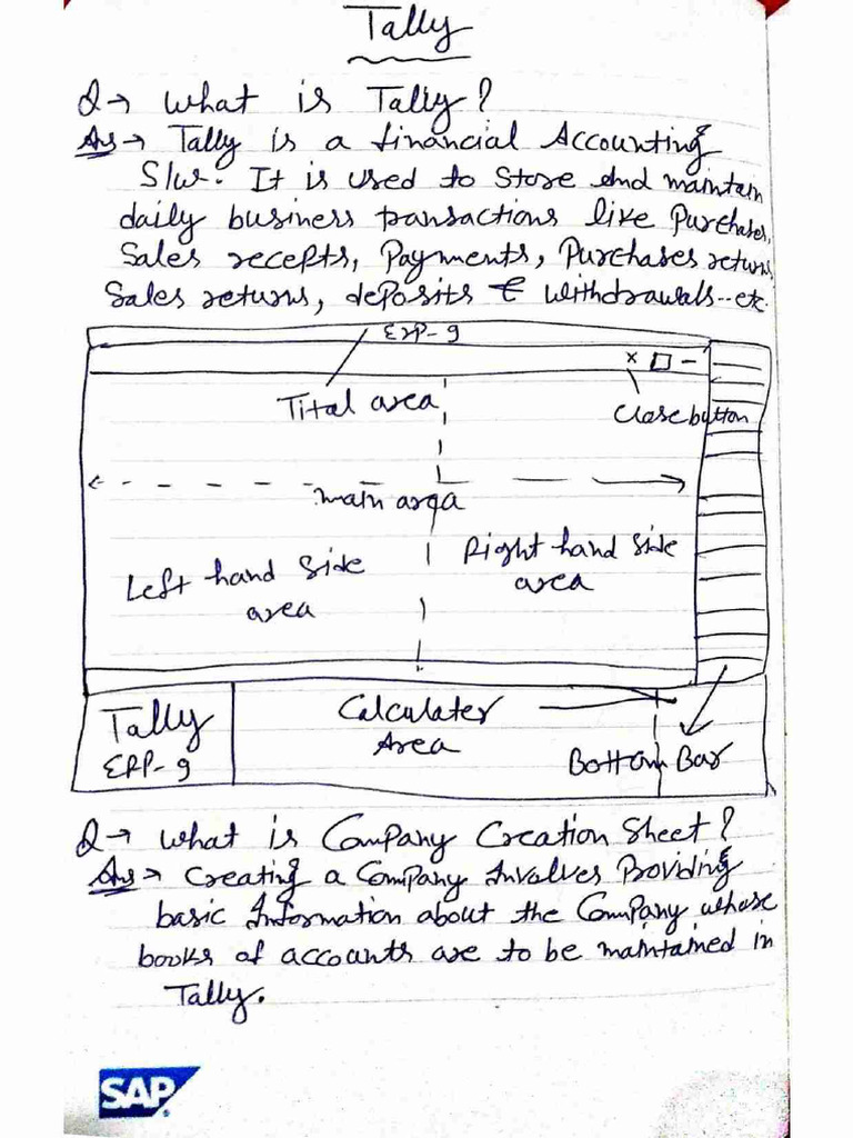 Tally Notes | PDF
