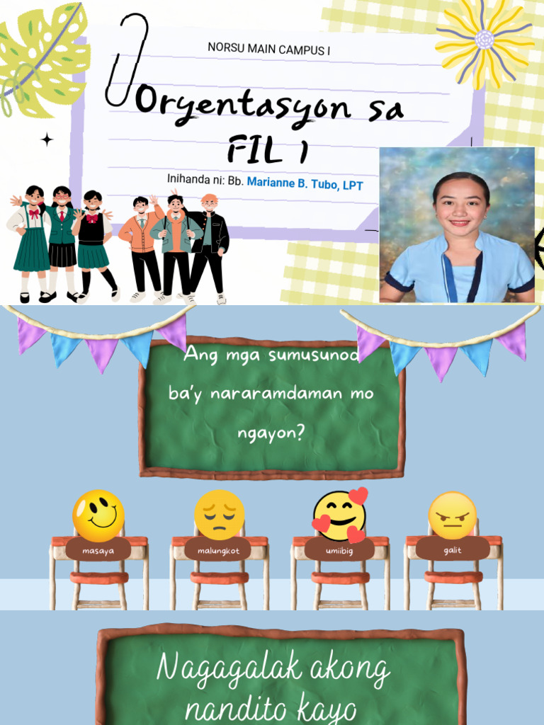 Fil 1 Orientation | PDF