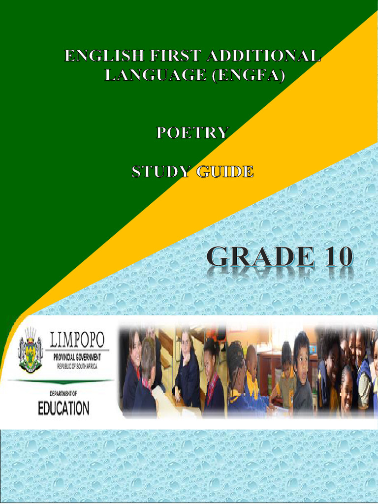 Grade 10 Poetry Study Guide | PDF | Poetry | Love