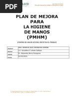 Plan Mejora Higiene de Manos 2024 | PDF | Lavado de manos | Higiene