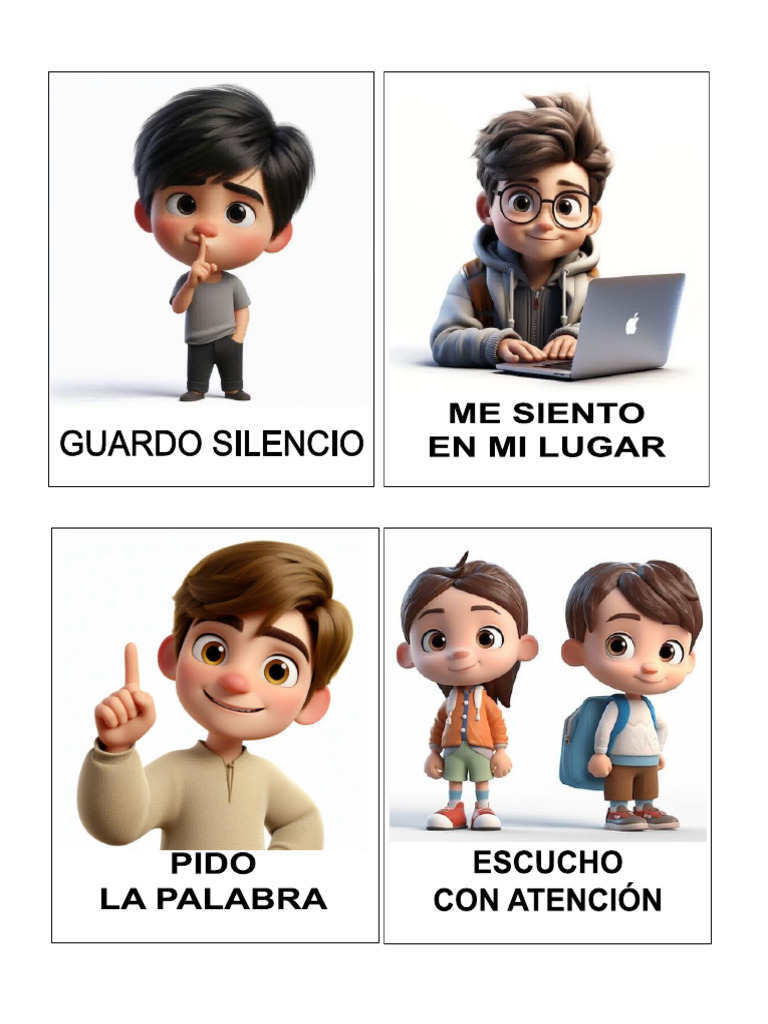 Tarjetas Habitos en El Aula SP | PDF