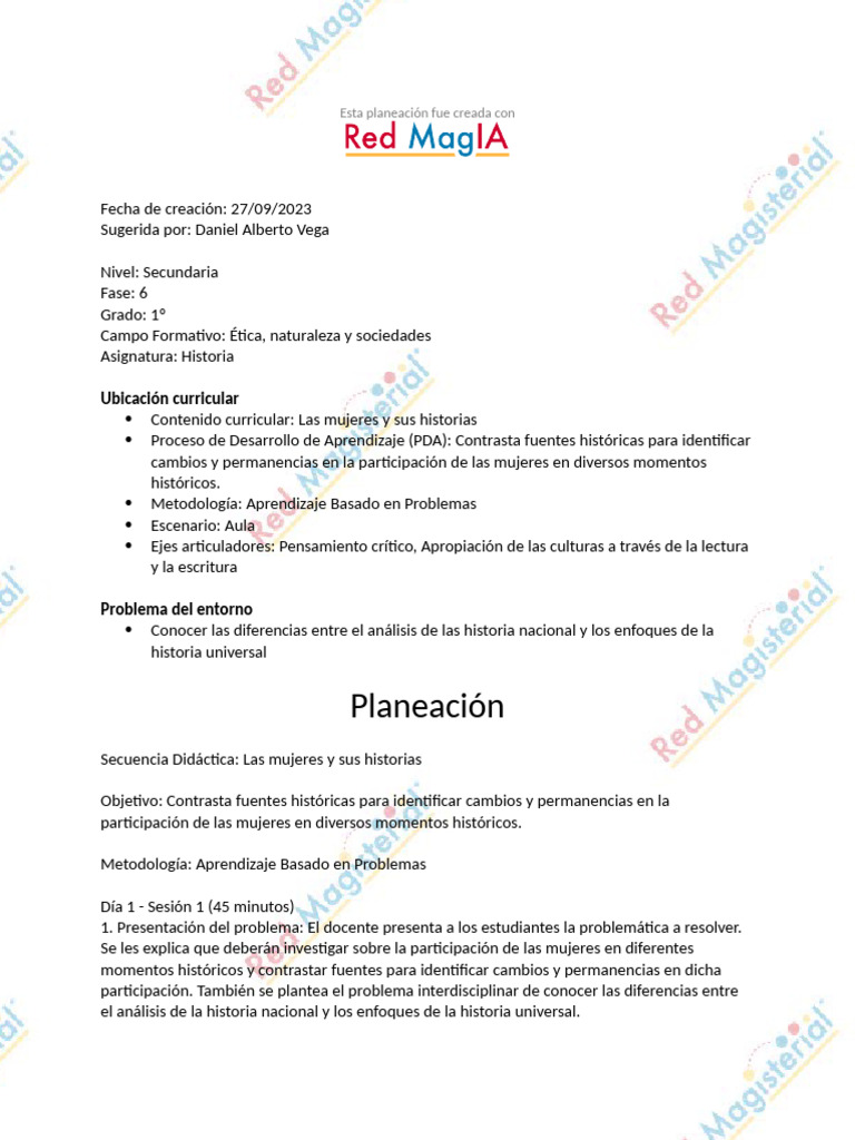 Contrasta Fuentes Históricas para Identificar Cambios y Permanencias en ...