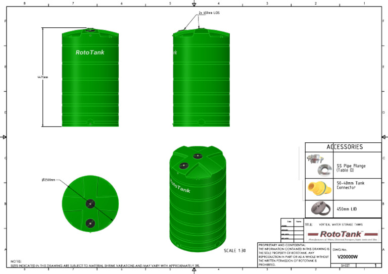 RotoTank 20 000l Water Tank | PDF