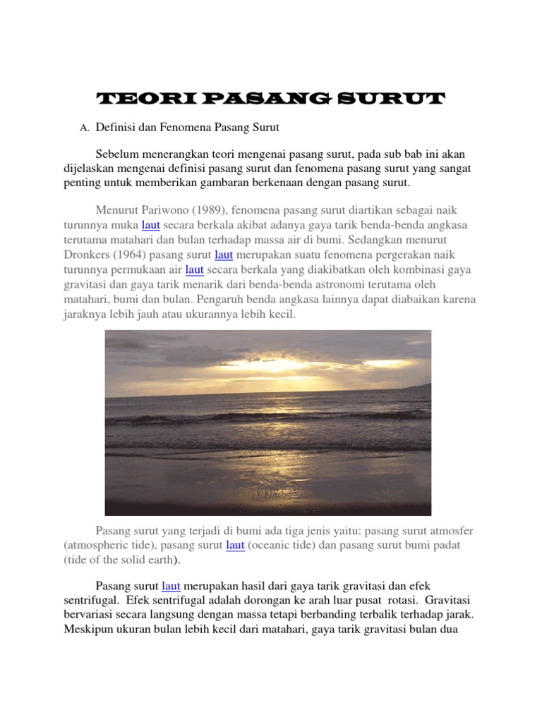 Amad Teori Pasang Surut Pdf