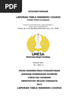 Laporan Table Manners Course