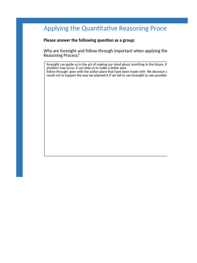 Importance of Foresight in Decision-Making | PDF