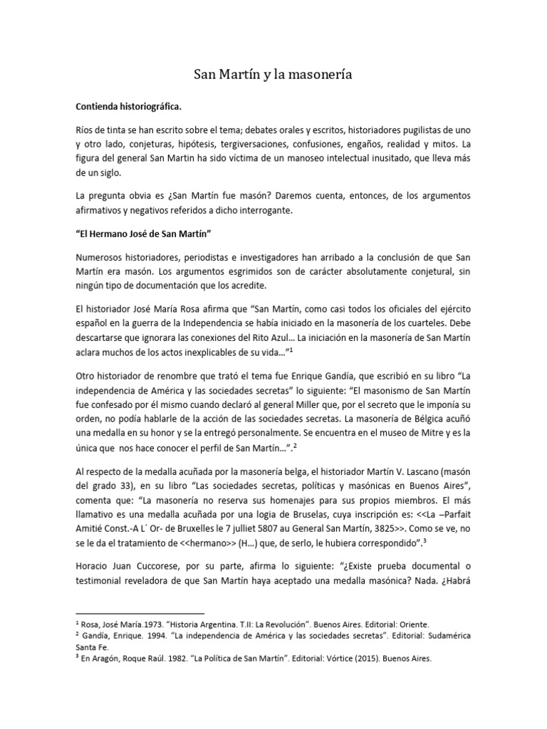 Tejeda San Martín y La Masonería 2021 | PDF