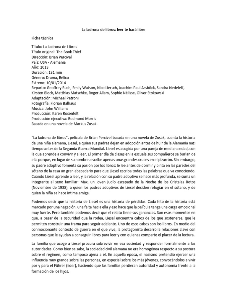 Ejemplo de Reseña | PDF