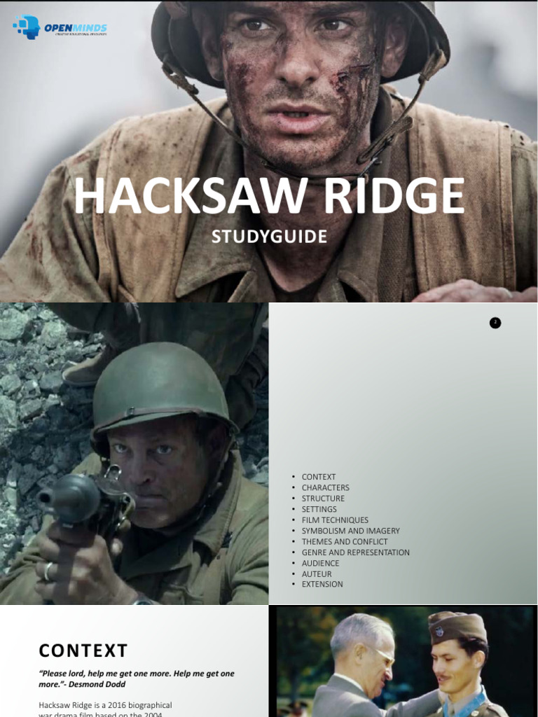 Hacksaw Ridge Study Guide Overview | PDF | Hacksaw Ridge