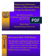 Optimizing refracture treatments in horizontal shale reservoirs