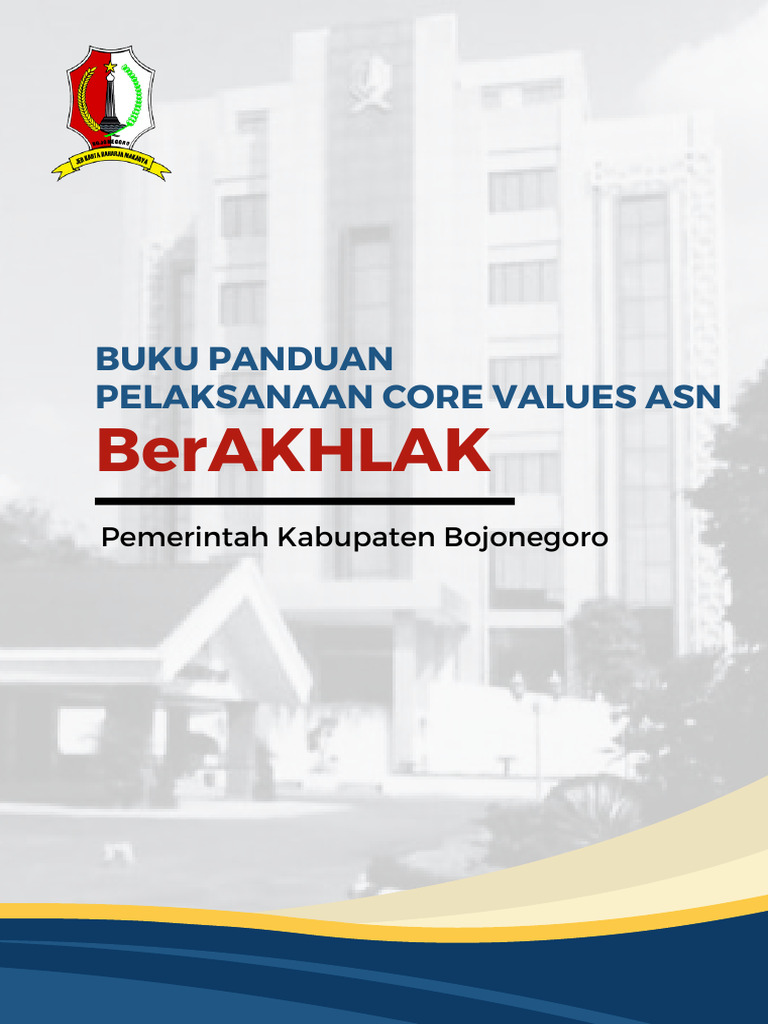 Buku Panduan Pelaksanaan Core Values ASN BerAKHLAK | PDF