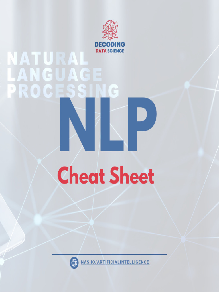 NLP Cheat Sheet | PDF