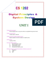 Cs 1202 Digital Principal Syatem Design