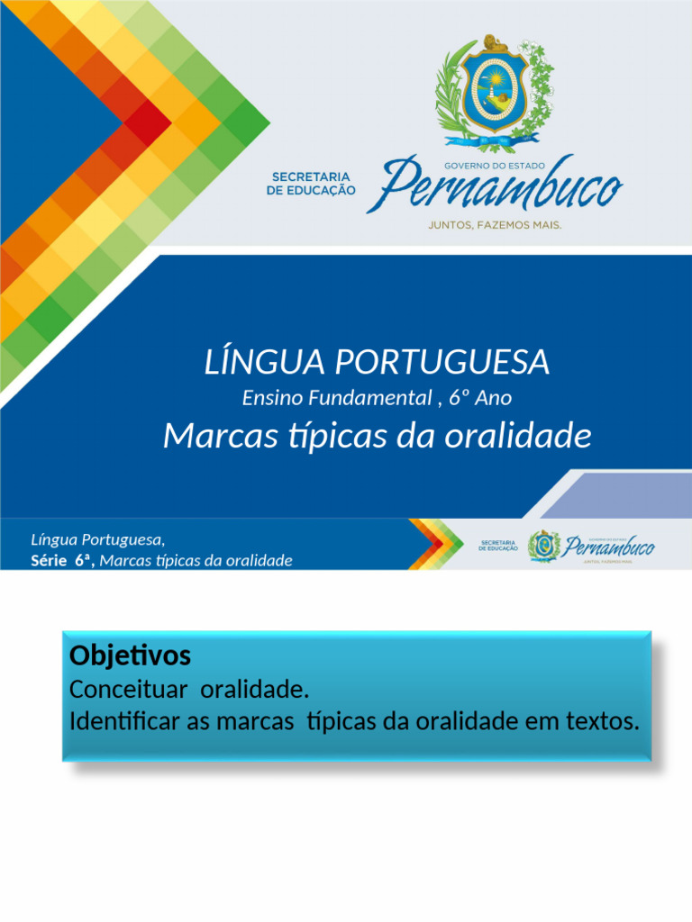 Marcas Típicas Da Oralidade | PDF
