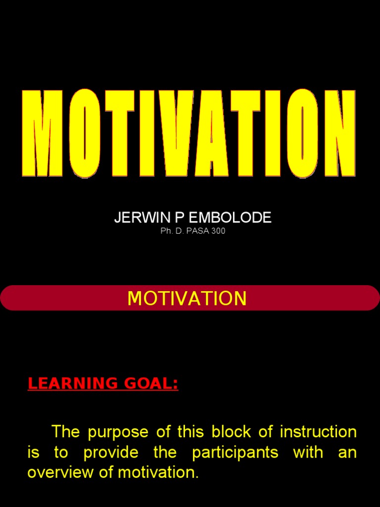 Understanding Academic Motivation | PDF | Motivation | Motivational