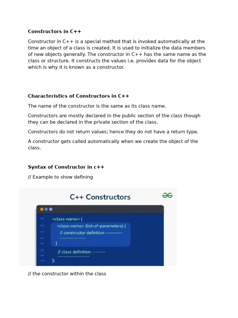 Constructor and Types2 12 | PDF