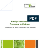 Bamboo Foreign Investment Procedure in VN