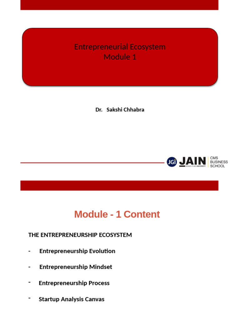 Module 1 E Ecosystem Pdf