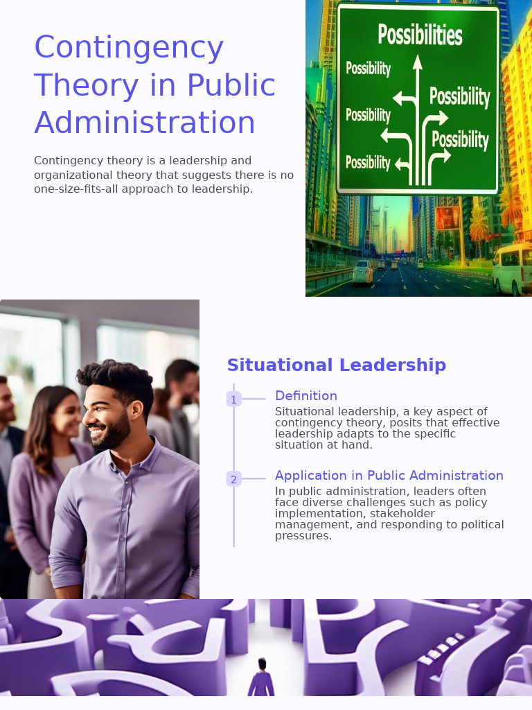 Contingency Theory in Public Administration | PDF