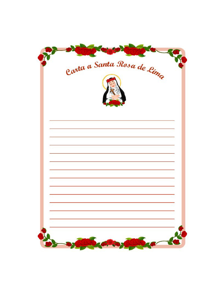 Carta A Santa Rosa | PDF