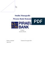 Monografie Piraeus Bank Romania