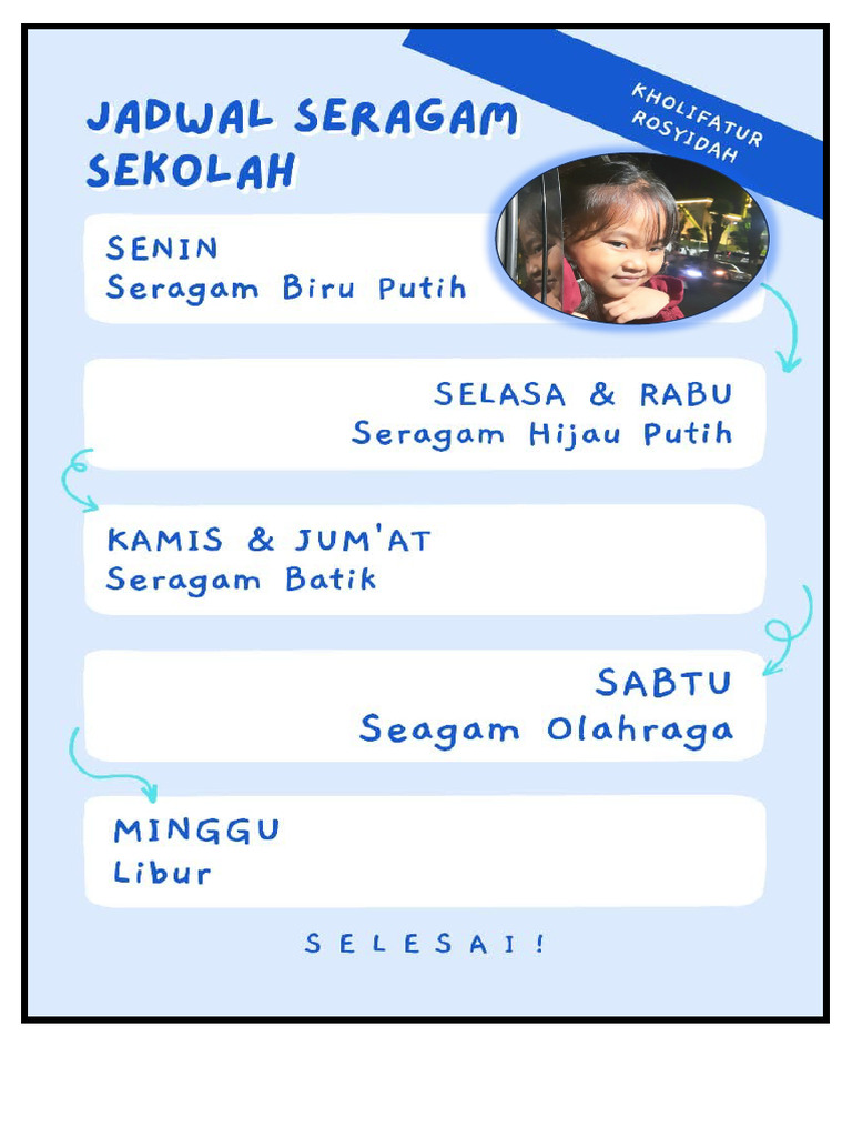 Jadwal Iva Embul | PDF