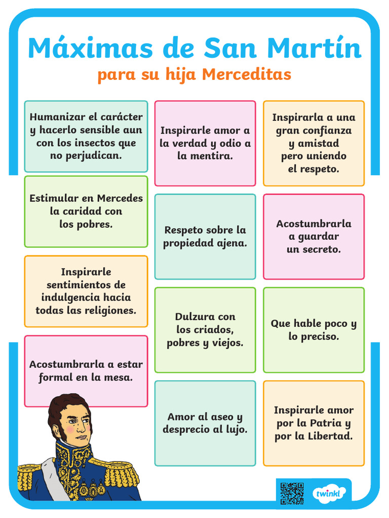 Sa Cs 1658782300 Maximas de San Martin para Su Hija Merceditas - Ver ...