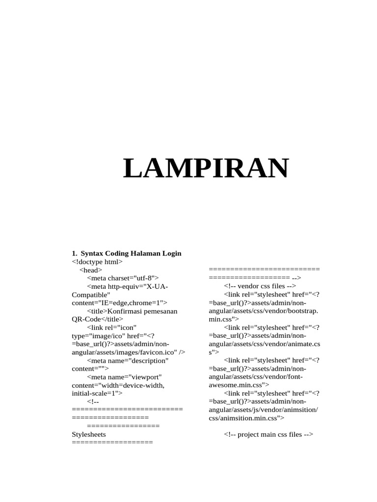Halaman Login dan Input Data Customer | PDF | Bisnis