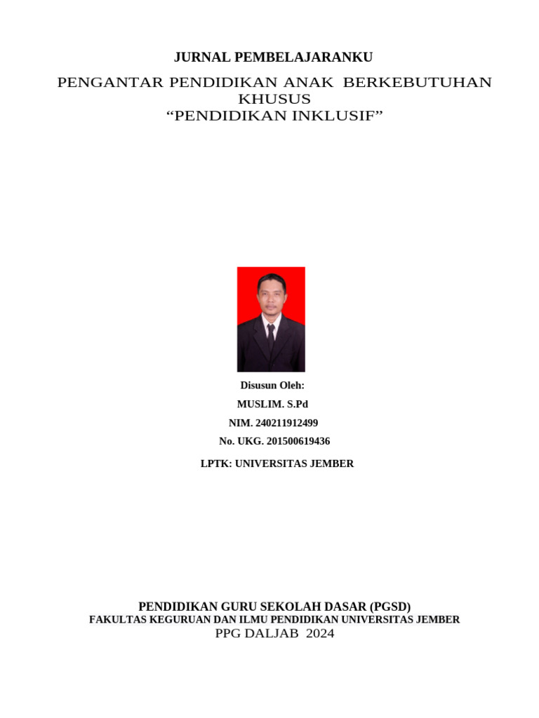 Pengantar Pendidikan Anak Berkebutuhan Khusus Pdf
