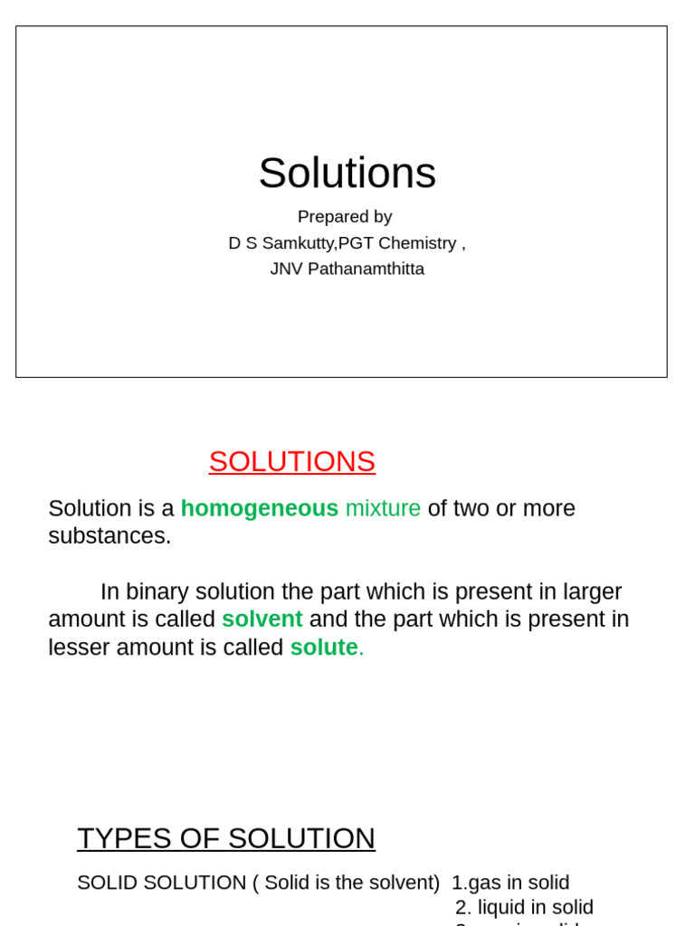 Solutions 1 | PDF
