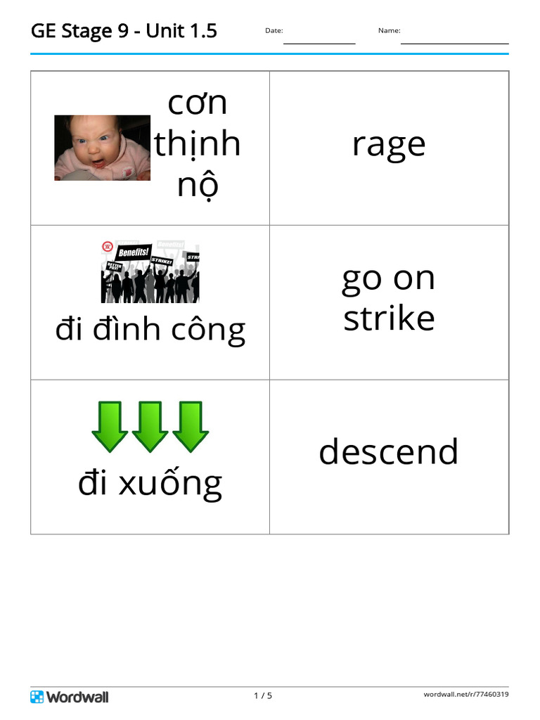Ge Stage 9 Unit 15 Flash Cards | PDF