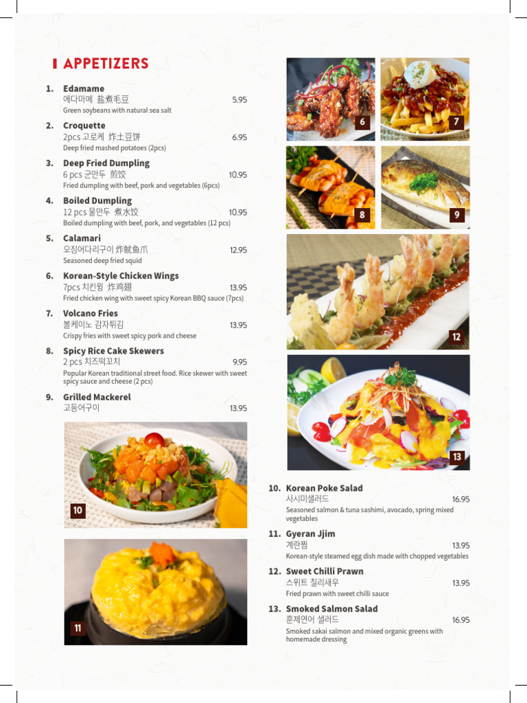 Chosun Main Menu R20 | PDF