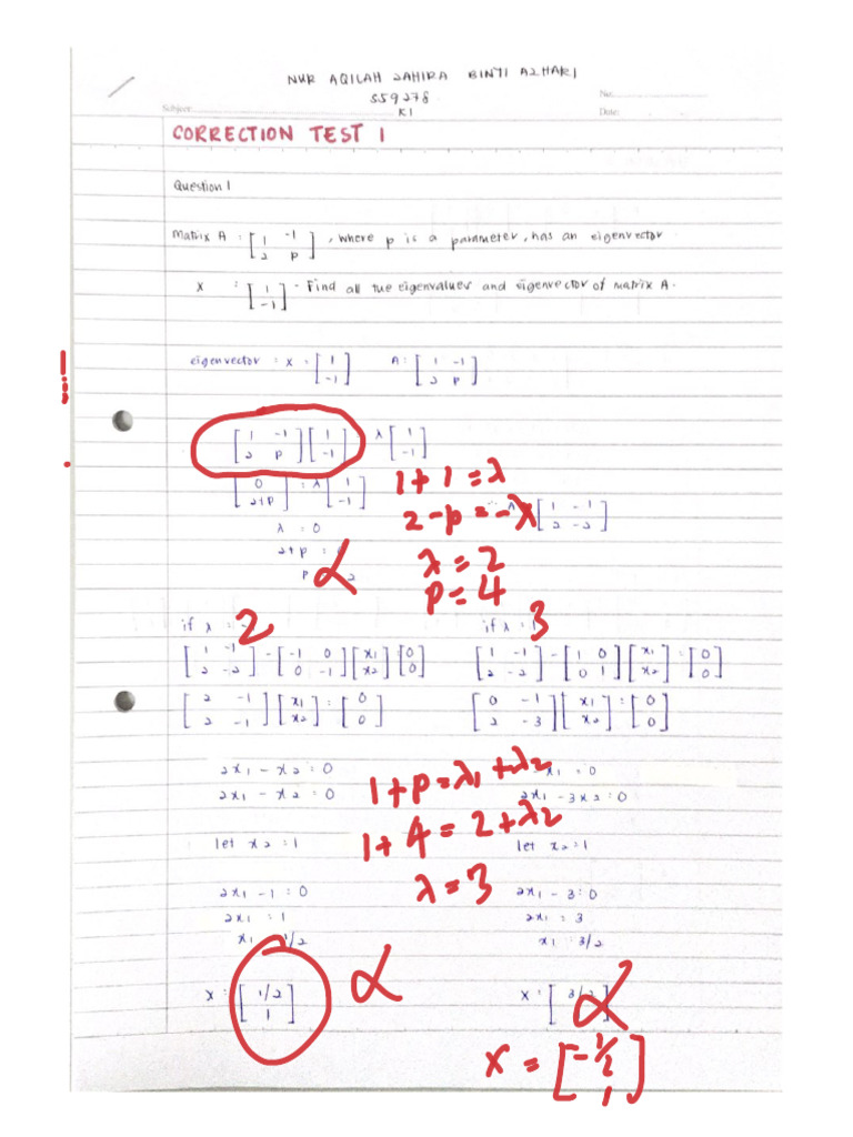 Correction Test 1 | PDF