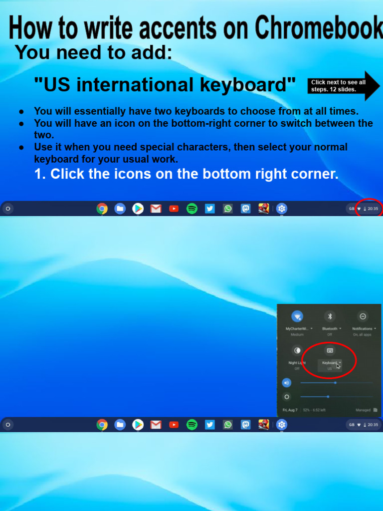 How To Do Accents On A Dell Chromebook | PDF