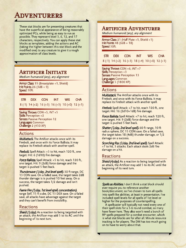 Adventurers | PDF