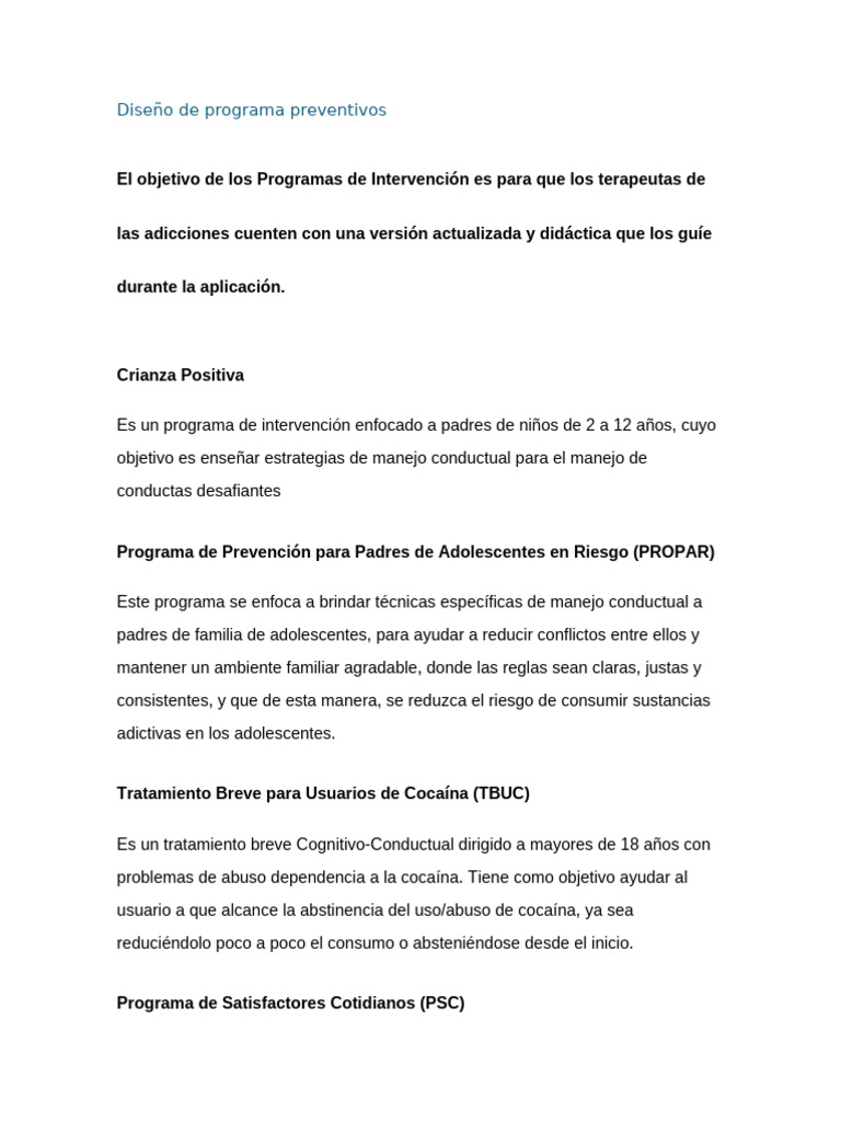 Prevención Pdf