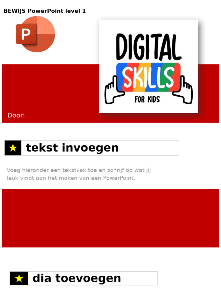 BEWIJS PowerPoint Level 1 | PDF