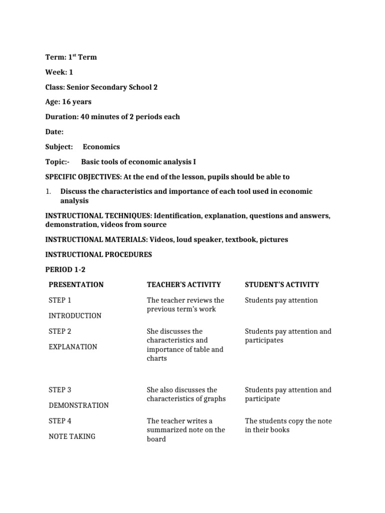 Basic Tools Of Economic Analysis I Pdf